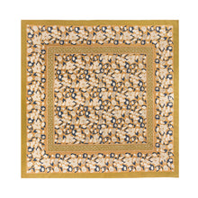 Forest Harvest Mustard & Blue | French Tablecloths: 71" x 142"