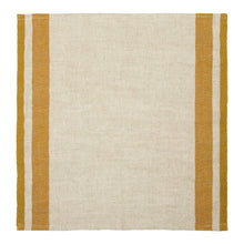 Gordes Natural & Mustard Napkins 20x20 - Set of 4