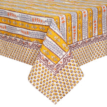 Provence Avignon Dijon & Blue Tablecloth: 71" x 142"