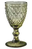 Goblet, Winston Green Glass (Set of 4)