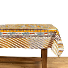 Provence Avignon Dijon & Blue Tablecloth: 71" x 128"