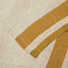 Gordes Natural & Mustard Napkins 20x20 - Set of 4