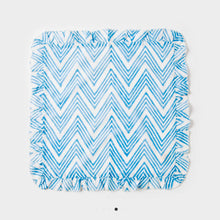 Napkins, Blue ZigZag Ruffle (Set of 4)