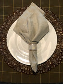 Stonewashed 100% Linen Napkins in Ecru (Set of 8) | Table Terrain winter table centerpieces, simple candle centerpieces, inexpensive table centerpieces