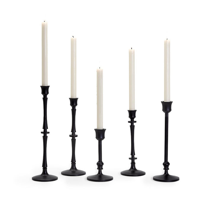 Candle Holders, Dark Bronze (Set of 5)