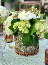 Hurricane, Wicker Basket Vase