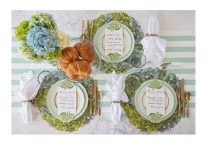 Placemat, Blue Hydrangea