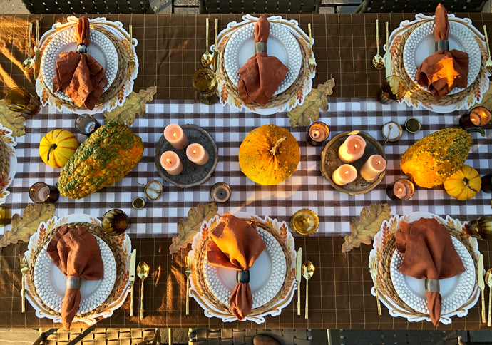 Legends of the Fall Harvest Tablescape Kit-Terra-Cotta Napkins