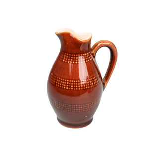 Pitchers, Brown Pottery (Set of 3)