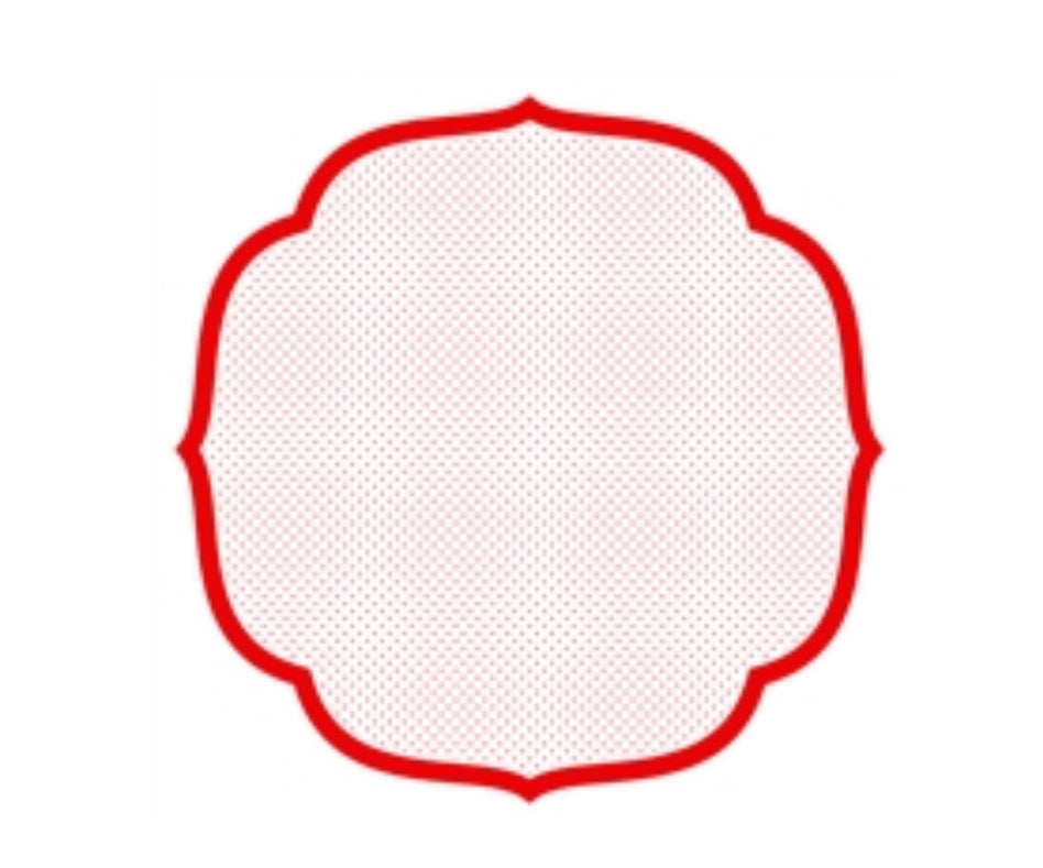 Placemats, Red Dot Paper (Set of 12)