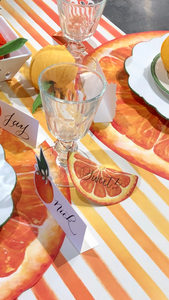 Place cards, Orange Slice