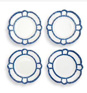 Plates, Bamboo Melamine Salad (Set of 4)