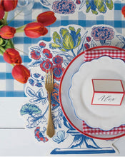 Placemats, Blue Floral Paper (Set of 12)