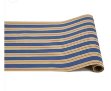 Runner, Kraft & Blue Striped Paper 25’