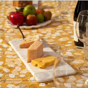 Tablecloth, French Gold and Grey