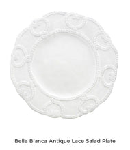 Plates, Italian Antique Lace Salad (Set of 4)