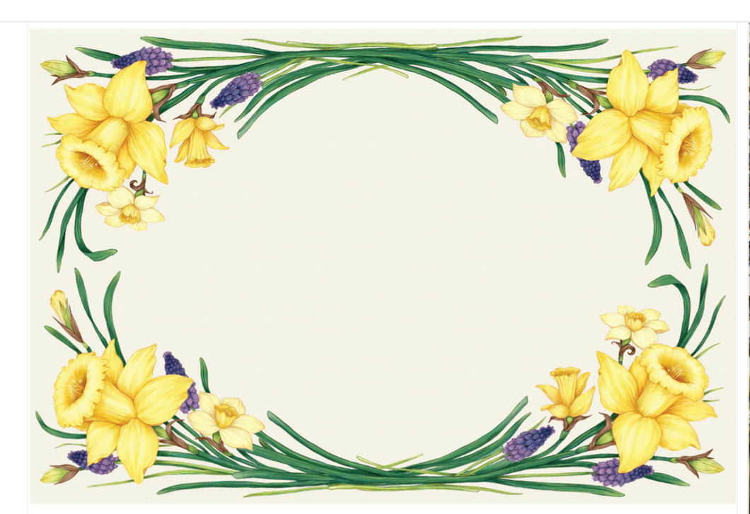 Placemats, Daffodil (Set of 24)