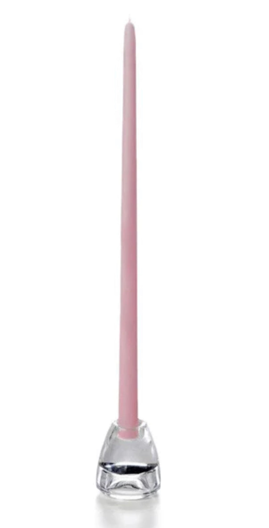 Candles, Blush Rose 18” Tapers, 1 dozen