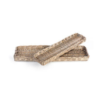 Trays, Rattan (Set of 2)