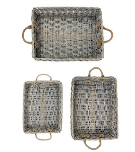 Serving Trays, Willow Rectangle, (Set of 3)