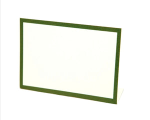 Place cards, Green (Set of 12)