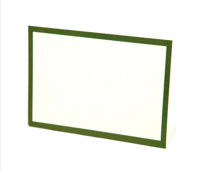 Place cards, Green (Set of 12)