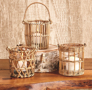 Lantern, Rattan (Set of 3)