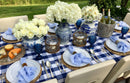 You Blue Me Away blue-and-white tablescape kit with decorative vases