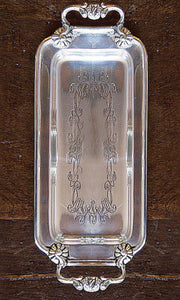 Silver Plated Tray | Table Terrain January tablescapes, men's table decorations, kitchen table arrangements