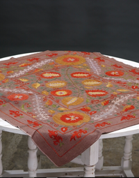 Tablecloth, Handmade Vintage Suzani